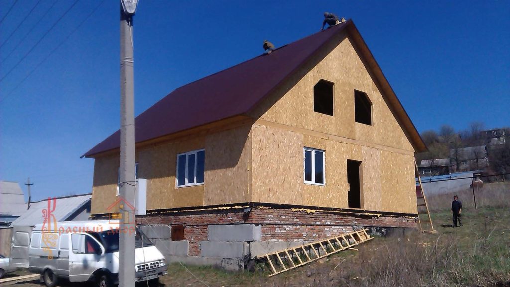 дом из sip панелей: пензенская область, пензенский район, с. засечное